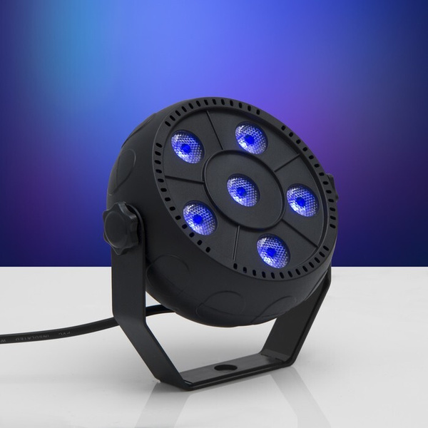 Прожектор для сцены 6 x 1.5 Вт, свечение RGB, 220 В - купить с ...