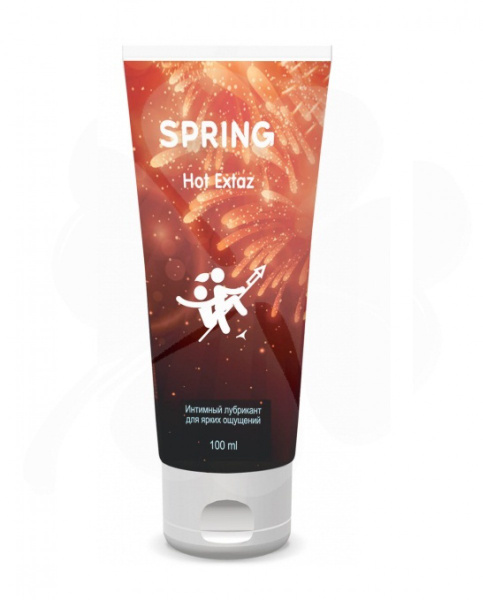 Интимный лубрикант Spring Hot Extaz с согревающим эффектом (100 мл ...