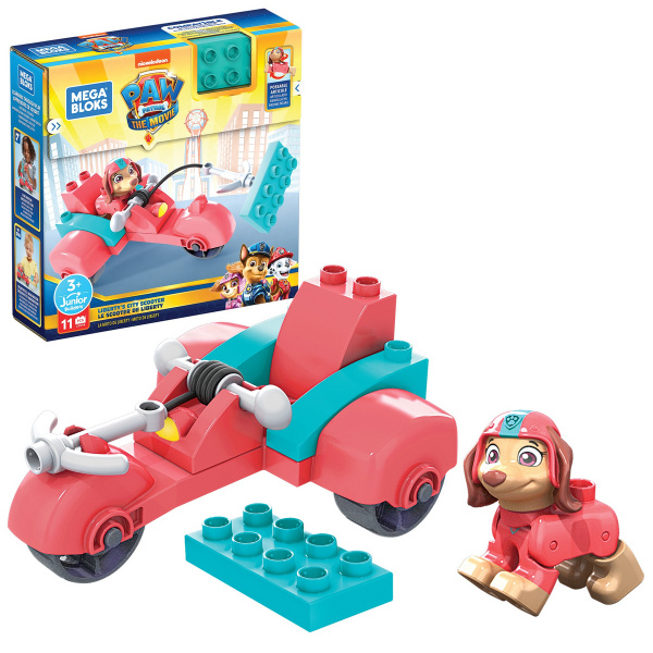 Фигурка Mattel Mega Bloks Щенячий патруль, Скутер Либерти, GYH94 ...