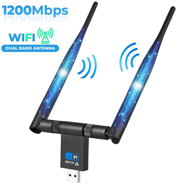 Беспроводной USB адаптер Wi Fi двухдиапазонная сетевая карта USB для ...