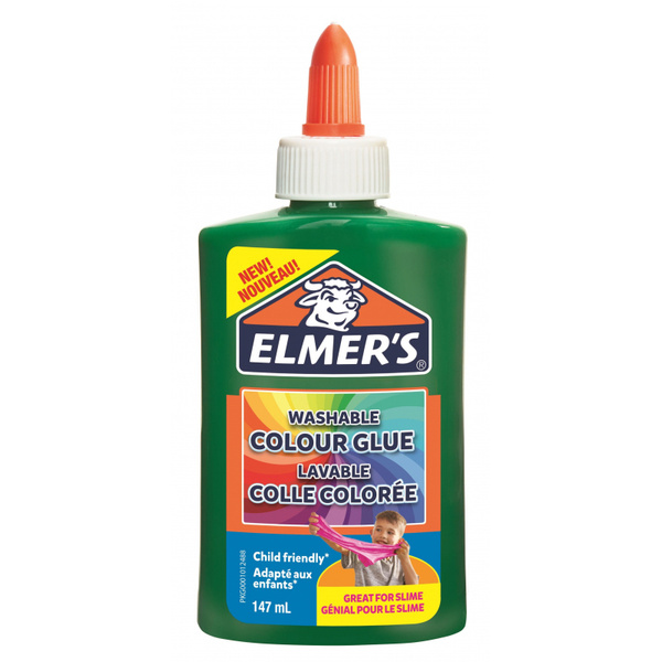 Клей для слаймов ELMERS насыщенно зеленый 147 мл, 2109505 - купить с ...