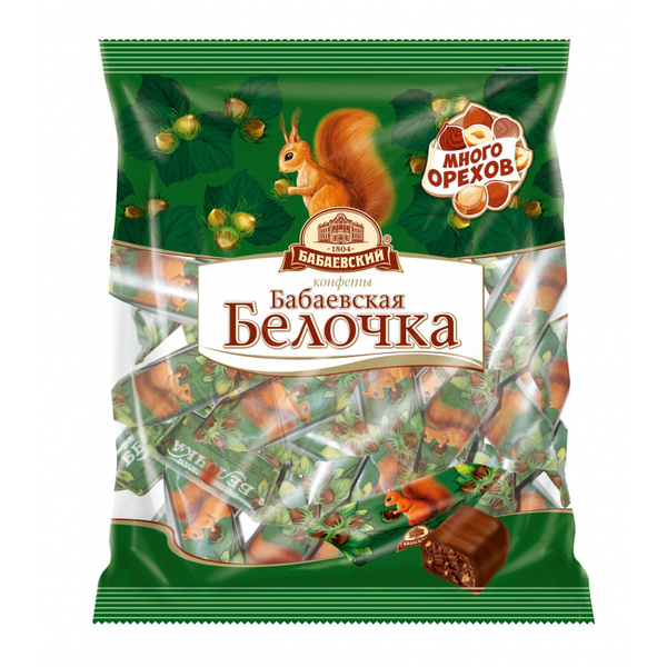 Конфеты Белочка Бабаевский, 200г - купить с доставкой по выгодным ценам ...