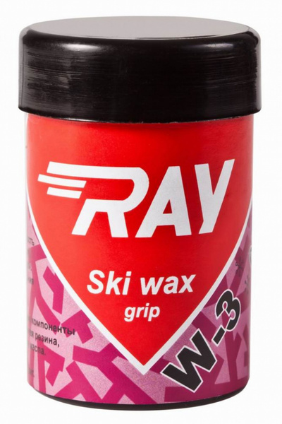 Мазь держания лыжная RAY (Луч) W-3 на 0 С, синтетическая, фиолетовая ...