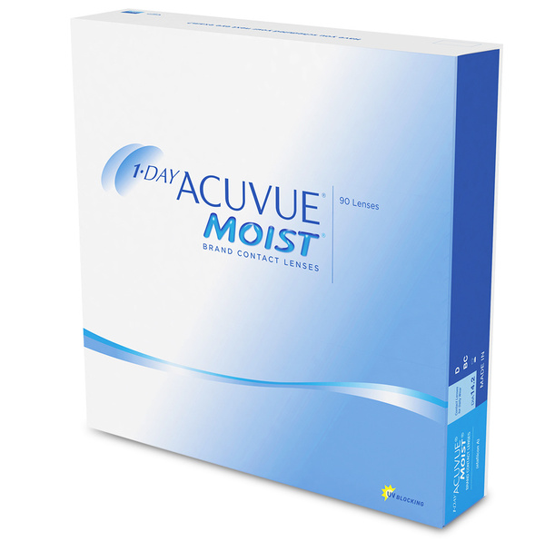 Контактные линзы ACUVUE, 1 Day Acuvue Moist, однодневные, -3.75 / 14.2 ...