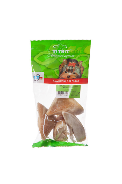 Лакомство для собак TiTBiT Копыто мясное говяжье в мягкой упаковке 220г ...
