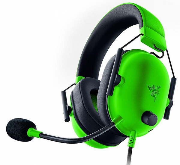 Игровые наушники Razer Blackshark V2 X, зеленый - купить по доступной ...
