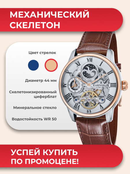 Часы наручные Earnshaw - купить с доставкой по выгодным ценам в ...