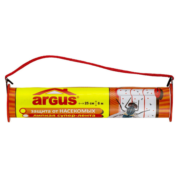 Argus (Аргус) клеевая ловушка от мух, мошки, моли (ролик) (6 метров x ...