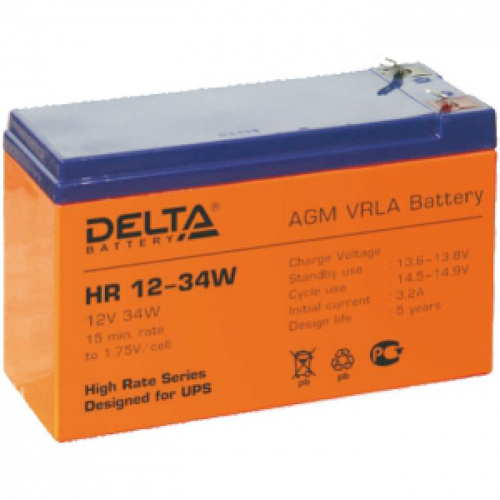 Батарея для ИБП Delta HR 12-34W  по выгодной цене в интернет .