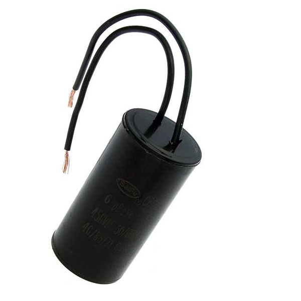 Пусковой конденсатор CBB60 6uF (6 мкФ) 450V WIRE / SAIFU купить на OZON ...