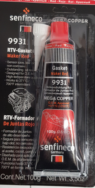 Герметик силиконовый красный Senfineco RTV Silicone Gasket Maker Red ...