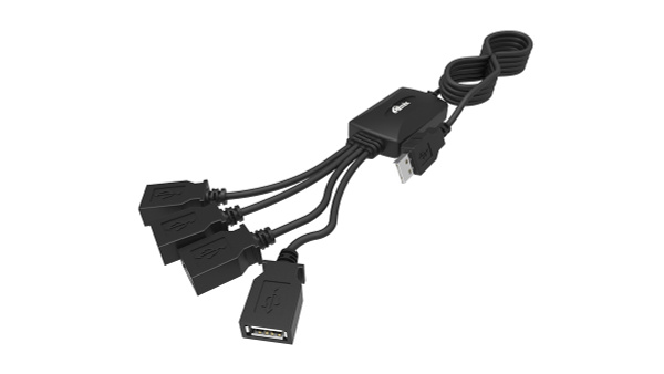 USB-разветвитель (USB-хаб) Ritmix CR-2405 черный - купить с доставкой ...