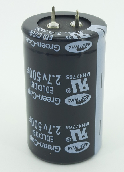 Ионистор (суперконденсатор) 2,7V 500F(фарад), Samwha - купить с ...