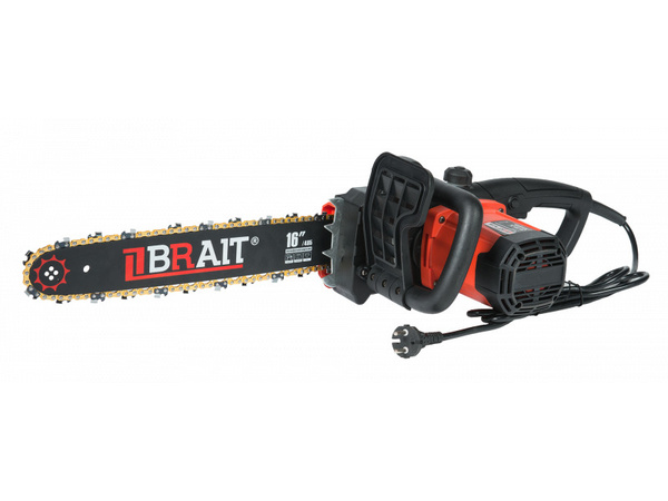 Пила цепная электрическая Brait BR-2200, 2200 Вт, 400 мм, шаг 3/8 ...