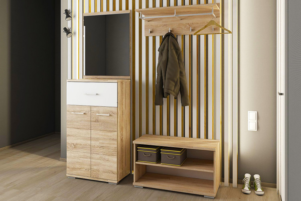 Обувница elemento Обувница_art_80340718_stellaz_dub_c4199_hoff_АС, ЛДСП ...