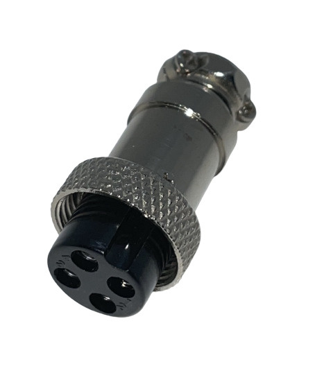 Разъем MIC 4pin гнездо 16M-4A на кабель - купить с доставкой по ...