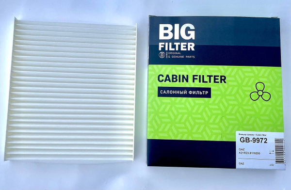 Фильтр салонный BIG FILTER CabinFilter - купить по выгодным ценам в ...