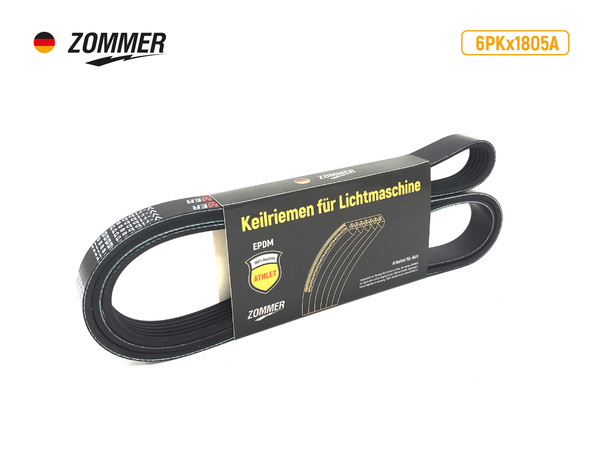 Ремень 1805 6РК привода агрегатов ГАЗель Бизнес дв. 4216 Е4, EvoTech 2.7 с кондиционером