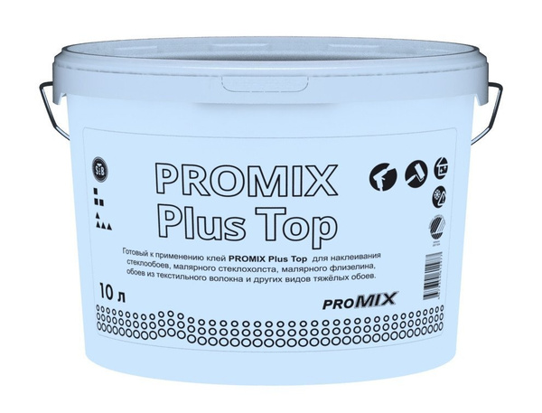Клей для стеклообоев, малярного стекловолокна, флизелина PROMIX Plus ...