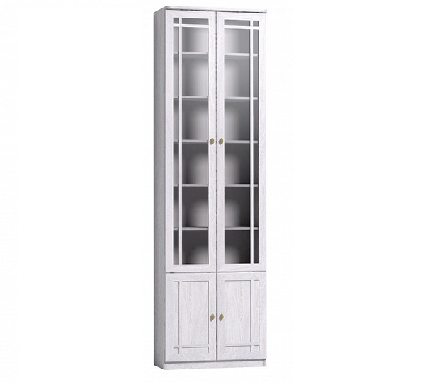 Шкаф книжный BartMarket Шерлок_Ясень Анкор светлый, 70.3x34x240 см ...