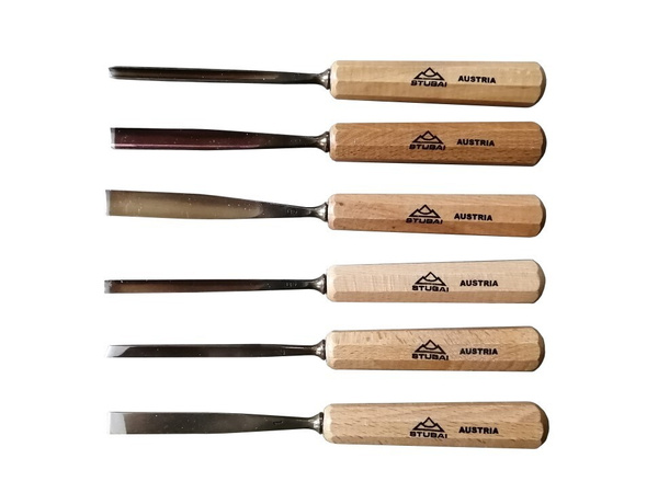 набор стамесок для резьбы по дереву Stubai 6 предметов 510101 купить по ...