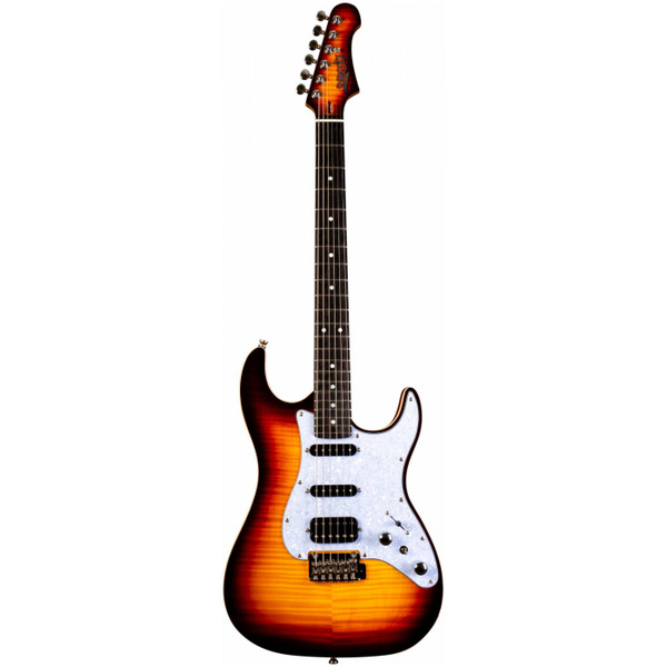 Электрогитара со звукоснимателем JET JS-600 BS Stratocaster, корпус кр ...