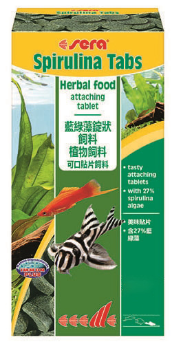 Sera корм для рыб растительный в таблетках SPIRULINA TABS, 24 табл.,15 ...