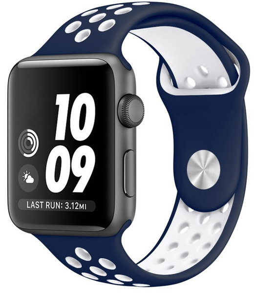 Силиконовый ремешок для часов apple watch 42mm 44mm 45mm 49mm SE Ultra ...