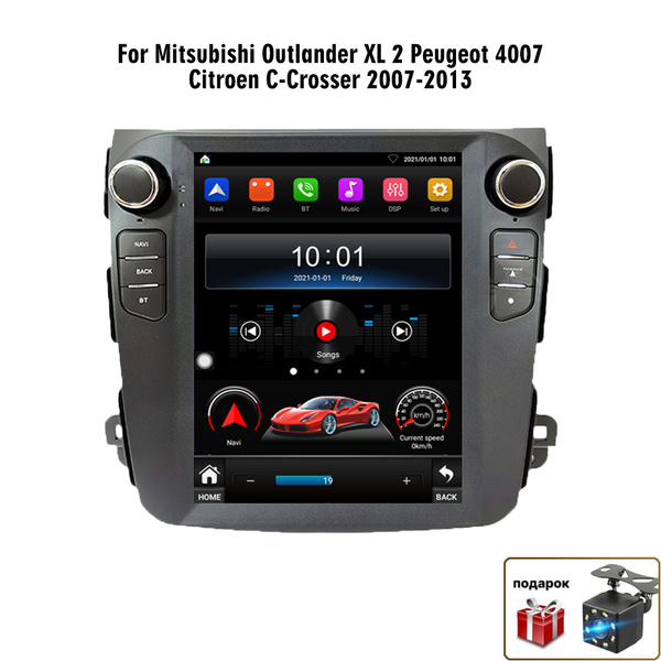 Штатная магнитола 2 дин Андроид Тесла Стиль Экран T4 4+64Гб Мицубиси ...