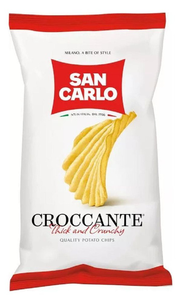 Чипсы картофельные San Carlo (Сан Карло) Крокканте, 180 г - купить с ...