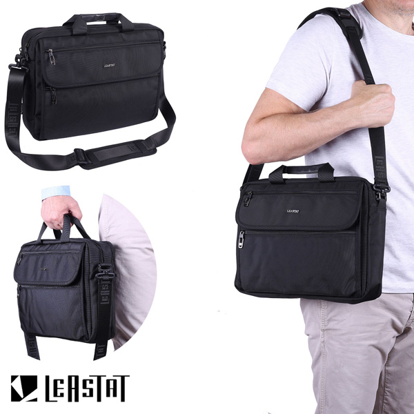 Маленький мужской портфель с отделением для ноутбука 13" LEASTAT 6802 ...