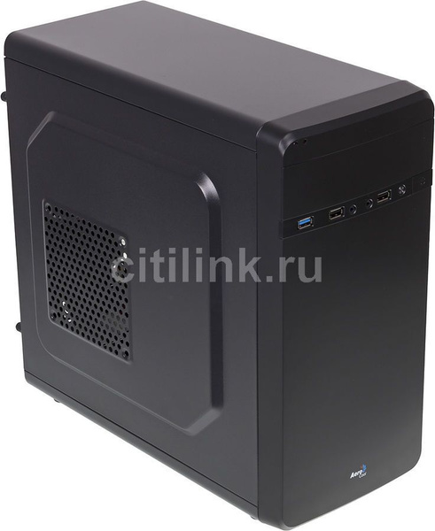 Компьютерный корпус AEROCOOL Qs-180 (Qs-180) черный - Mini-Tower, Micro ...