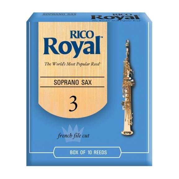 Трости для сопрано саксофона Rico Royal №3 (10 шт) - купить с доставкой ...