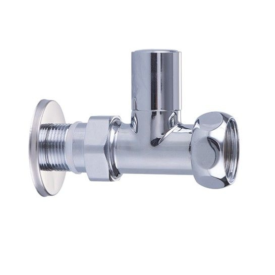 Кран для полотенцесушителя прямой хромированный VIEIR 1/2" х 1 ...