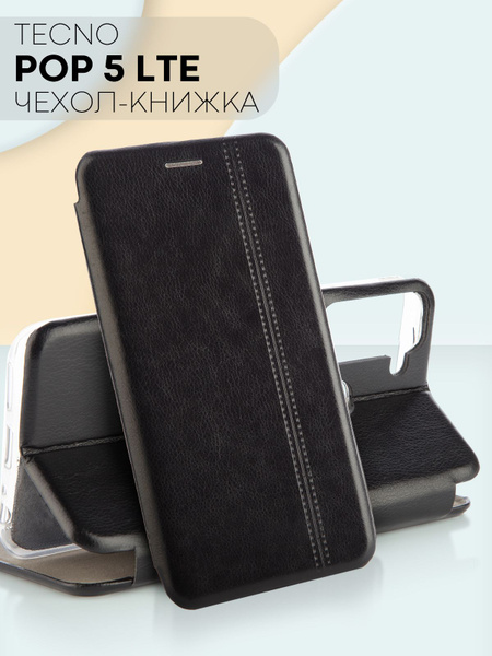 Чехол-книжка из экокожи на Tecno POP 5 LTE (Техно Поп 5 ЛТЕ / Текно Поп ...