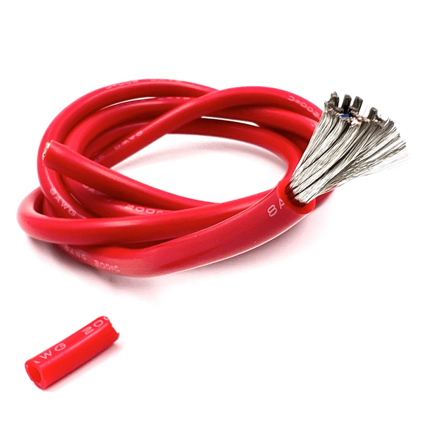 Кабель электрический. Медный провод 8 AWG 1 метр 8,3 кв.мм (1650*0,08мм ...