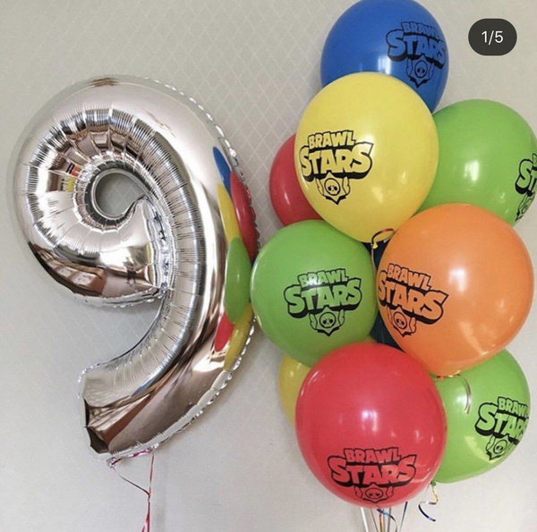 Шарики гелиевые BRAWL STARS - купить в интернет-магазине OZON с ...