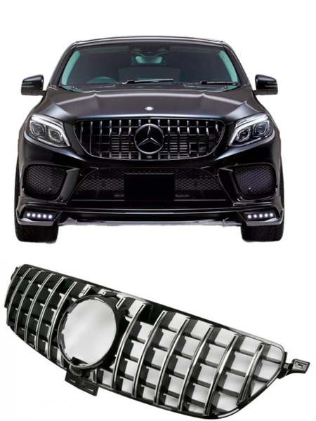 Решетка радиатора GT хром для Mercedes Benz GLE W166 - арт. W3433-ER ...