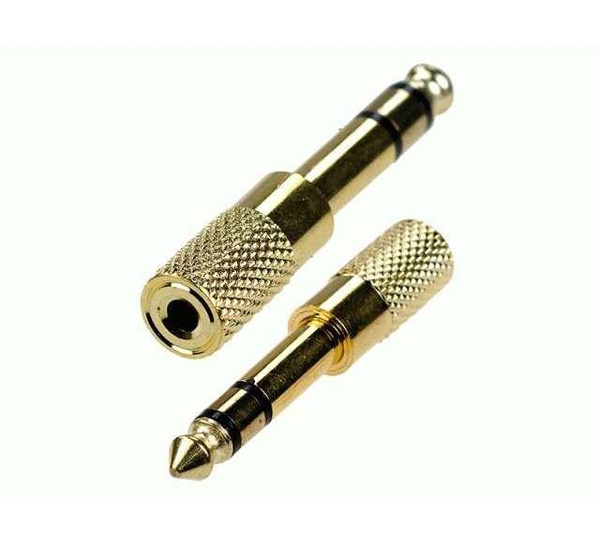 Характеристики Переходник 6.3мм Jack штекер стерео - 3.5мм Jack гнездо ...