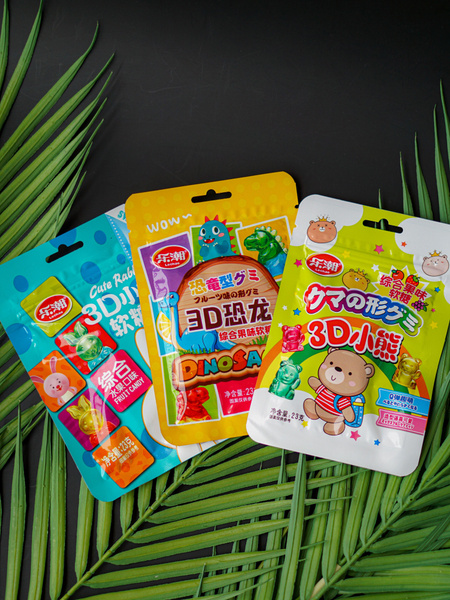 Мармеладные мишки, зайки, динозавры 3 шт, мармеладки / Китайские ...