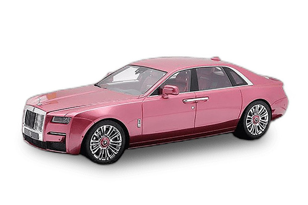 Коллекционная модель rolls-royce ghost ewb 2022 pink / роллс ройс гост ...