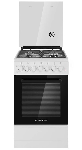 Газовая плита с электрической духовкой MAUNFELD MGC50ECW02 купить c ...
