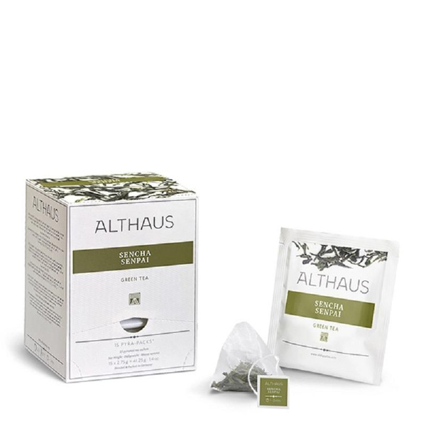 Чай Althaus Sencha Senpai Pira Pack, 15пак - купить с доставкой по ...