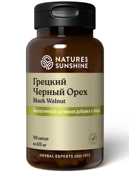 Грецкий Черный Орех НСП (Black Walnut NSP), 100 капсул по 620 мг ...