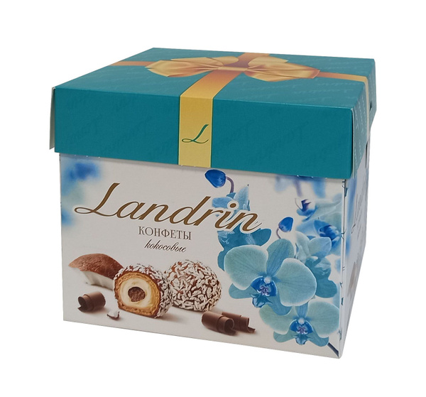 AMAPOLA Конфеты Landrin Кокос с вафельным корпусом и начинкой, 120 гр ...
