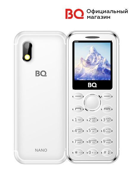 Мобильный телефон BQ BQ-1411 Nano, серебристый - купить по выгодной ...