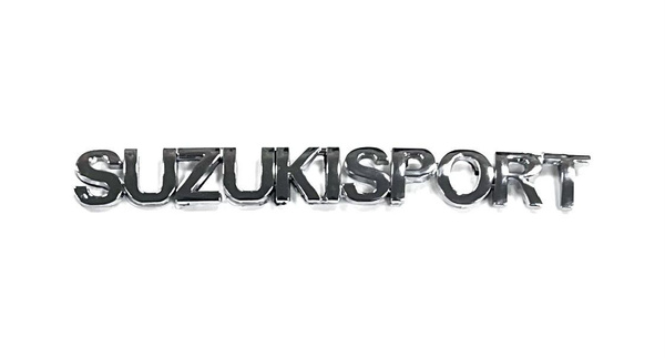 Шильдик "SUZUKISPORT" на багажник авто Suzuki хром (длина 13см). Сузуки ...