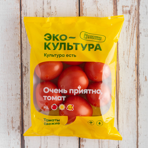 Томаты сливовидные красные 600 г, ЭКО-культура купить на OZON по низкой ...