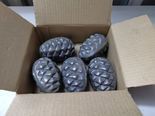 Рубцовское литье Камни для бани Чугун "Кедровая шишка", 7,2 кг - купить ...