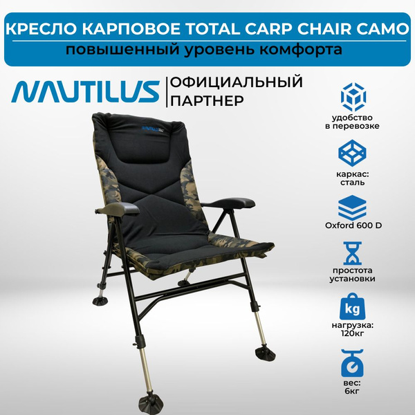 Кресло nautilus invent carp chair